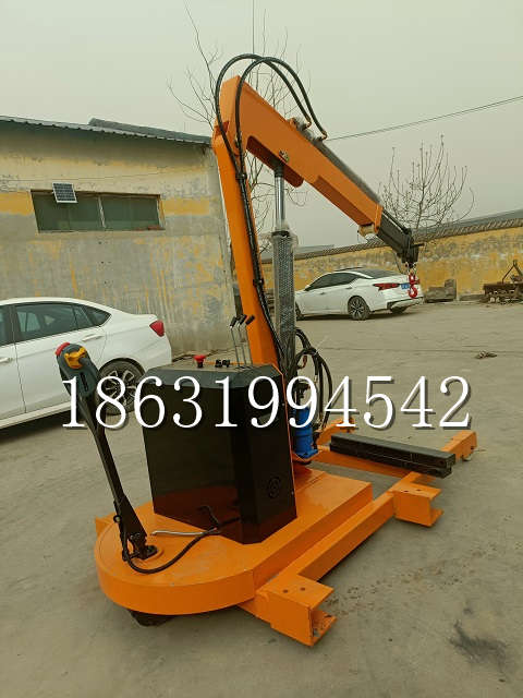 克拉玛依市自卸车厢随车吊 自制轮式四不像起重机 四驱平板吊 5吨 贵盛